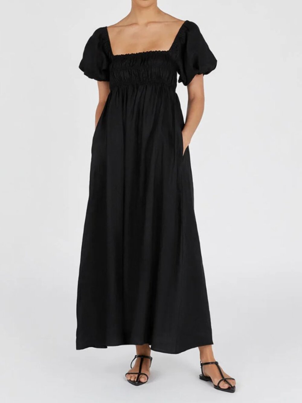 DISSH Bianca Linen Midi Dress